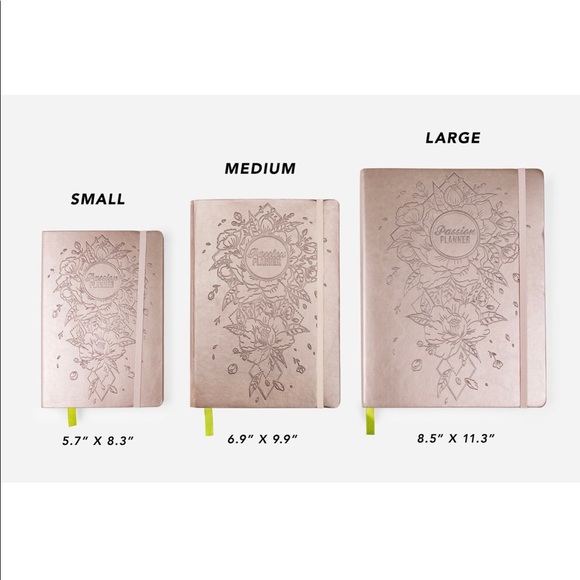 Weekly 2021 Annual Rose Gold Passion Planner Small - Picture 3 of 7